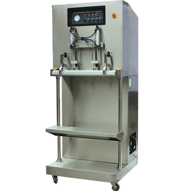 Vertical external vacuum packaging machine, food nitrogen-filled vacuum sealing machine to keep fresh