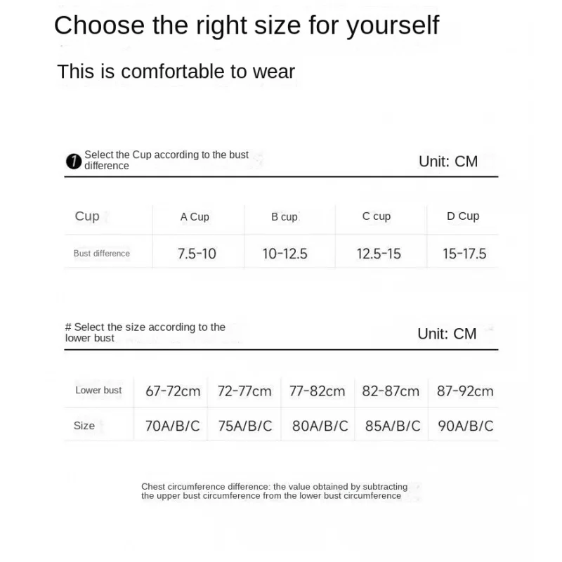 M-5XL 34-46/105BCD Plus Size Full Cup Women Bra Large Bust Minimizing Seamless Lift Anti-Sagging Side Breast Collection Underwea image 6