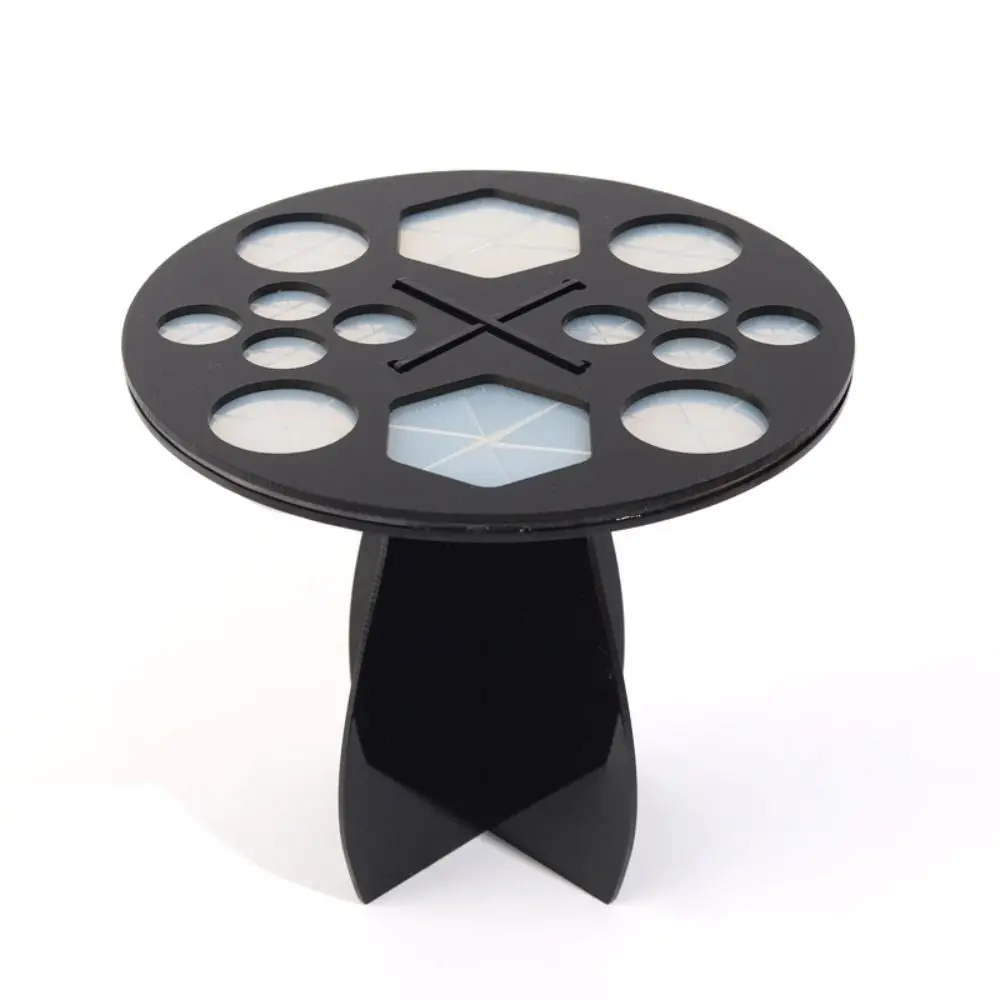 Acrylic Makeup Brush Drying Rack Freestanding 14 Hole Makeup Brush Organizer Brush Display Stand Makeup Brush Holder
