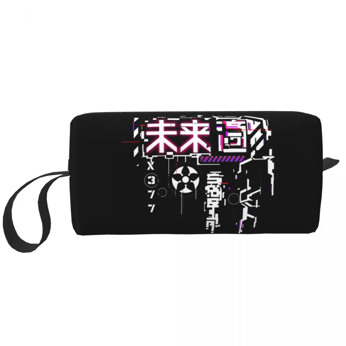 Travel Ultra Future Techwear Toiletry Bag Cute Japanese Street Wear Style Makeup Cosmetic Organizer Beauty Storage Dopp Kit Case