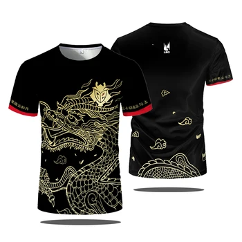 2024 Esports Team Uniform G2 T-shirt sportiva Giochi sportivi nazionali Jersey Uomo T-shirt O-Collo Traspirante Quick Dry T-shirt oversize