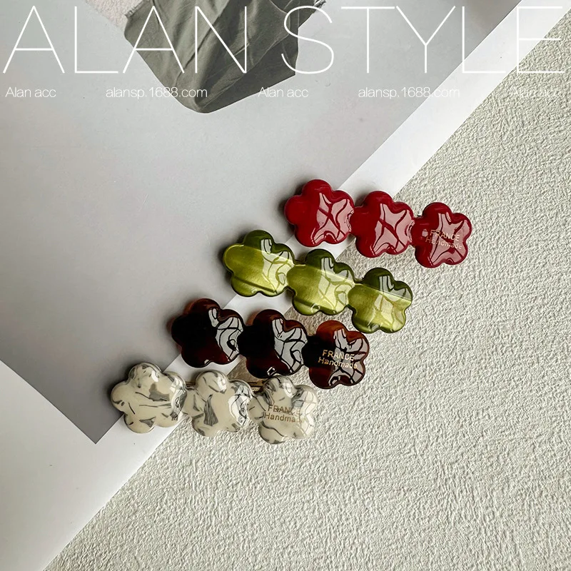 

Новые корейские заколки для волос 2026 года: универсальные зажимы для челки и прически с боковыми прядями для женщин