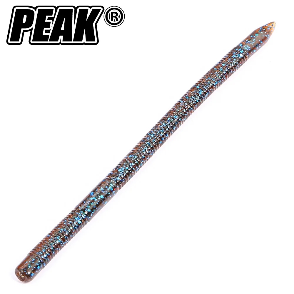 PEAK 8 шт. медленно тонущая червячная приманка, мягкая приманка, рыболовные приманки Pesca, приманка для ловли карпа, окуня Isca, искусственная