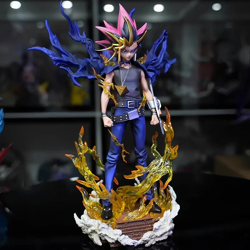 29cm Anime Yu-Gi-Oh! The Dark Side of Dimensions ATEM Yugi Muto Action Figures THE DARK SIDE OF DIMENSIONS  PVC Model Toys Gifts