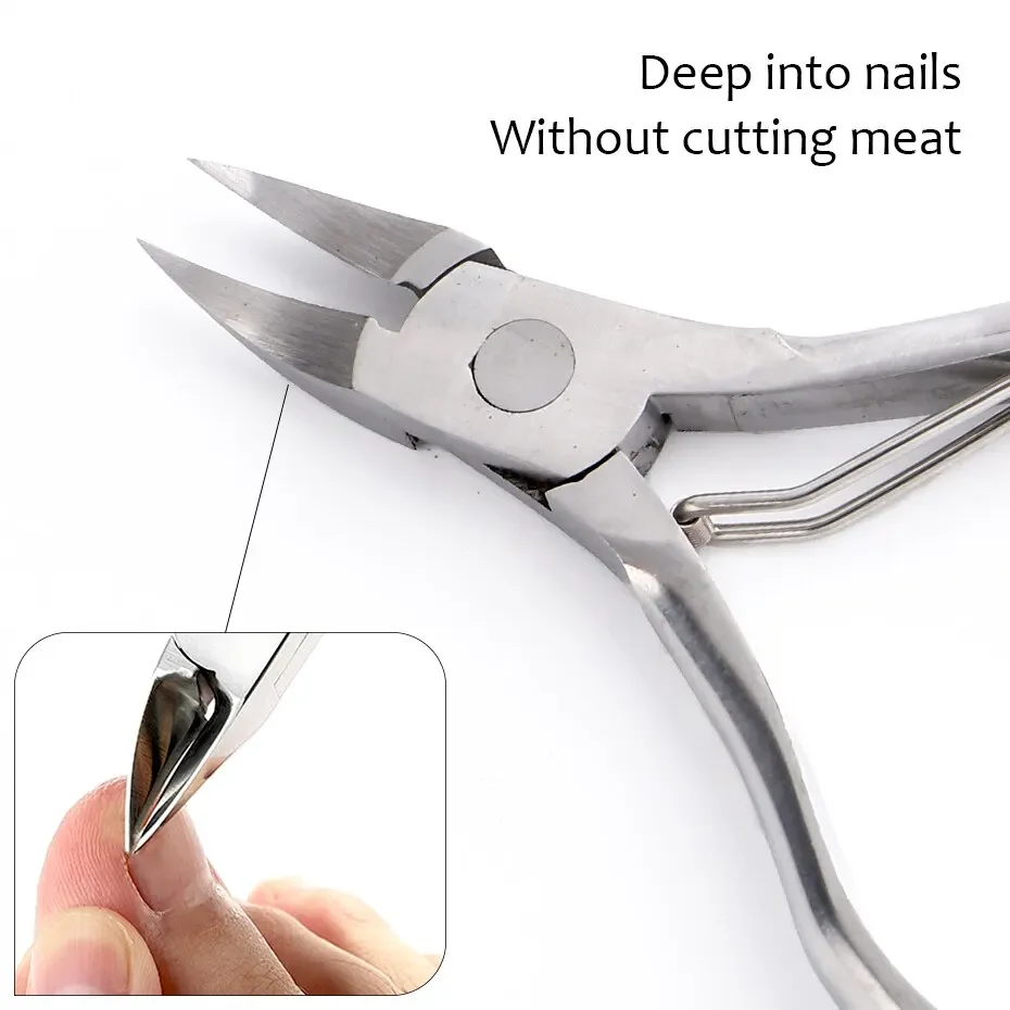 Nail Scissors Cuticle Clipper Manicure Nippers Dead Skin Remover Stainless Steel Pedicure Tool Trimmers Eagle Beak Plier