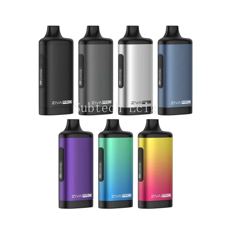 5 teile/los Yocan Ziva Pro Smart Verdampfer Mod OLED Bildschirm 650 mah Wiederaufladbare Variable Spannung Verdampfer für Dicke Öl Patronen