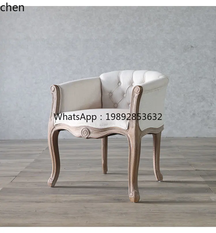 Z1  solid wood backrest chair cafe club sales office reception negotiation chair wedding photo studio makeup chair