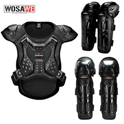 WOSAWE-Equipamento Protetor de Motocicleta para Adulto, Armadura Corporal, Armadura de Corrida, Protetor, Jaqueta Moto, Vestuário Motocross