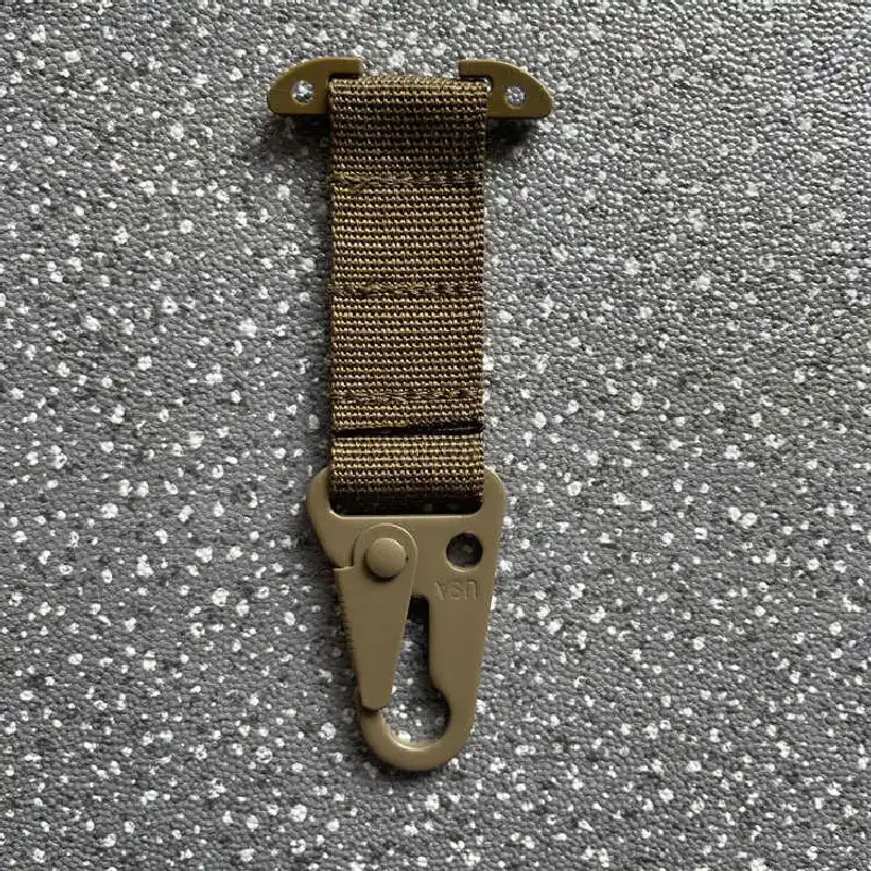 صدرية Carabiner معلقة من خطاف الصدام التكتيكي ، مشبك حزام Molle ، معدن Olecranon ، حزام الصيد في الهواء الطلق ، سلسلة المفاتيح