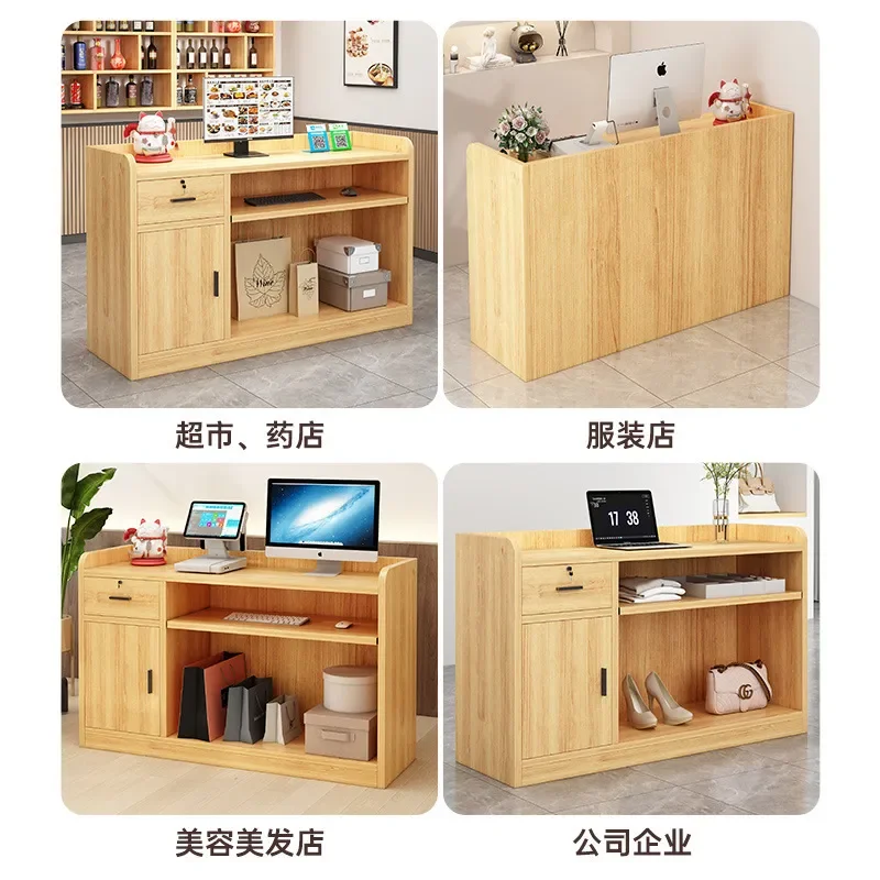 for Desk Checkout Page Small Counter Convenience Store Clothing Store Reception Desk Bar Table Lecture Stand