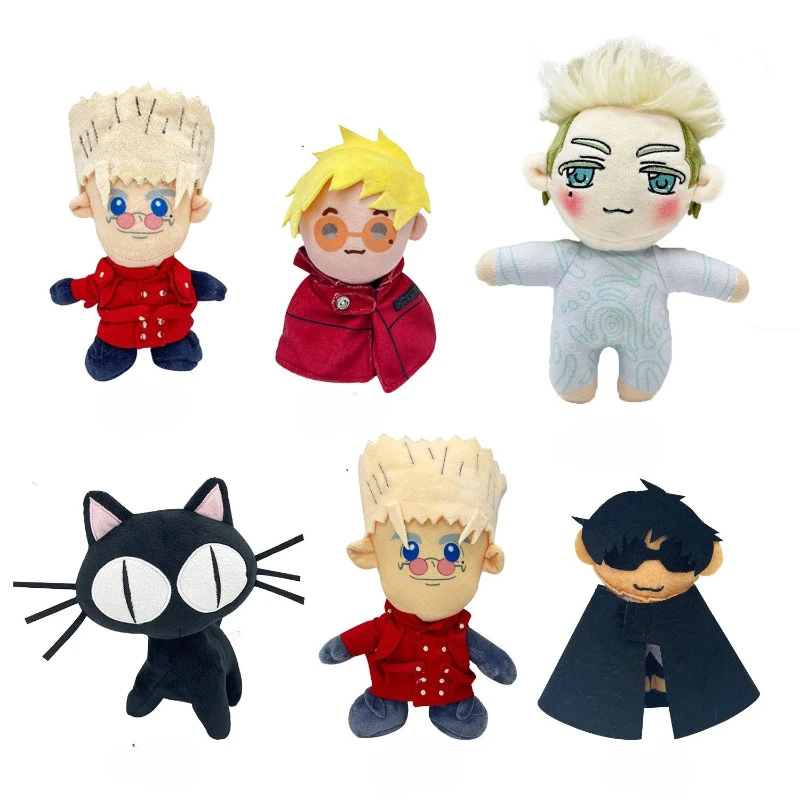 

TRIGUN STAMPEDE Plush Toy Vash the Stampede Stuffed Dolls Cartoon Plushie Figures Peluche Pillow Kids Birthday Christmas Gifts
