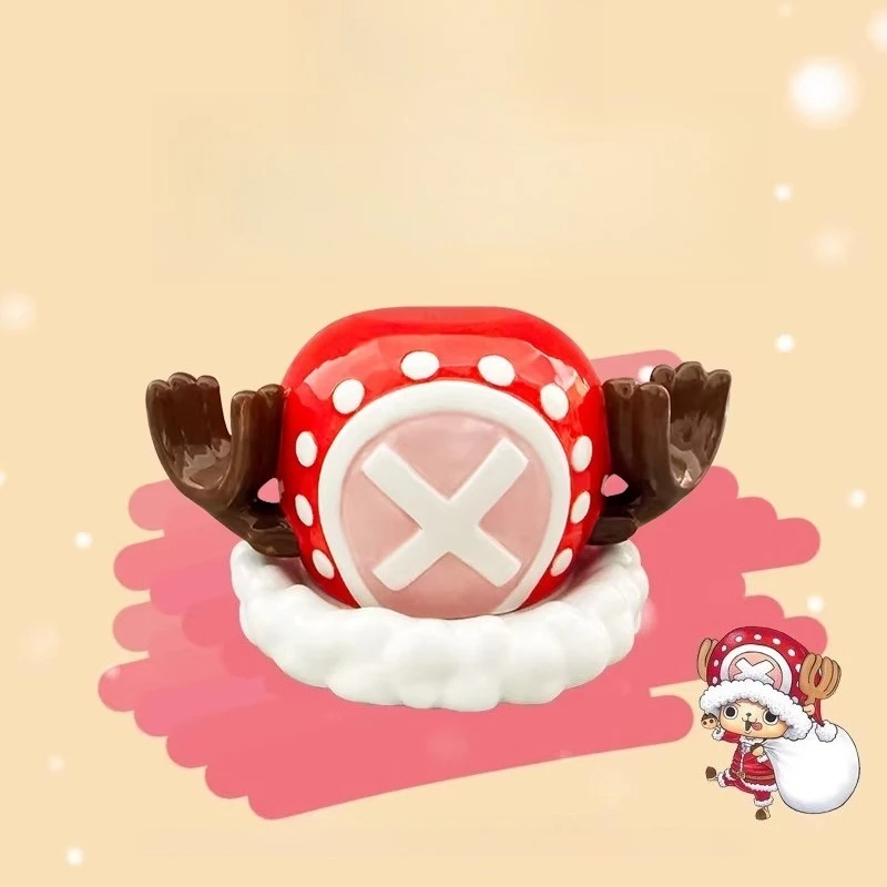 

Anime Mug Water Cup One Piece Chopper Christmas Luffy Hat Shaped Ceramic Coffee Cup Toys Kids Birthday Gifts