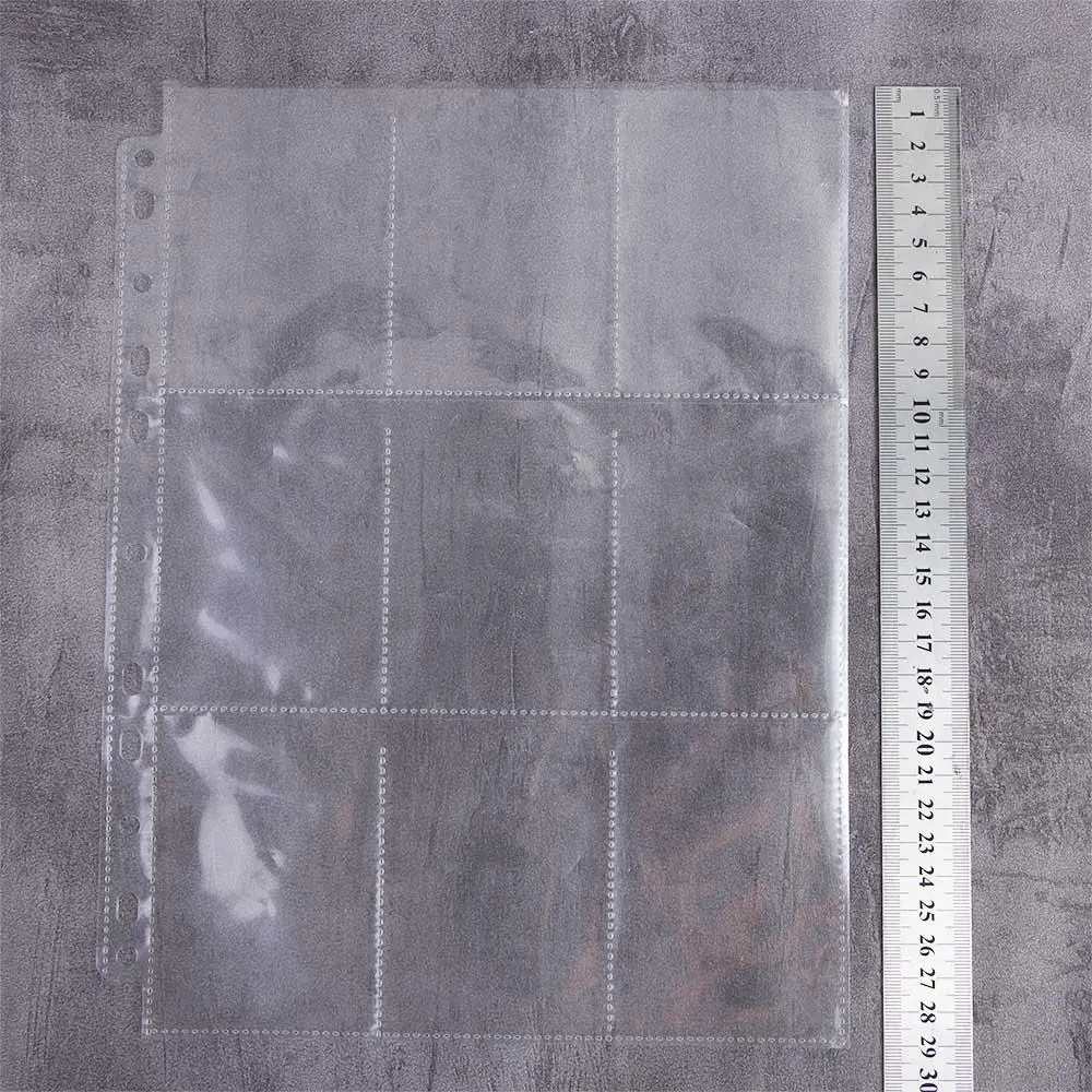 for Home Transparent Card Stock Album Pages Card Holder 90 Pockets Coin Holders Gaming Card Card Sleeves Card Storage Wallets