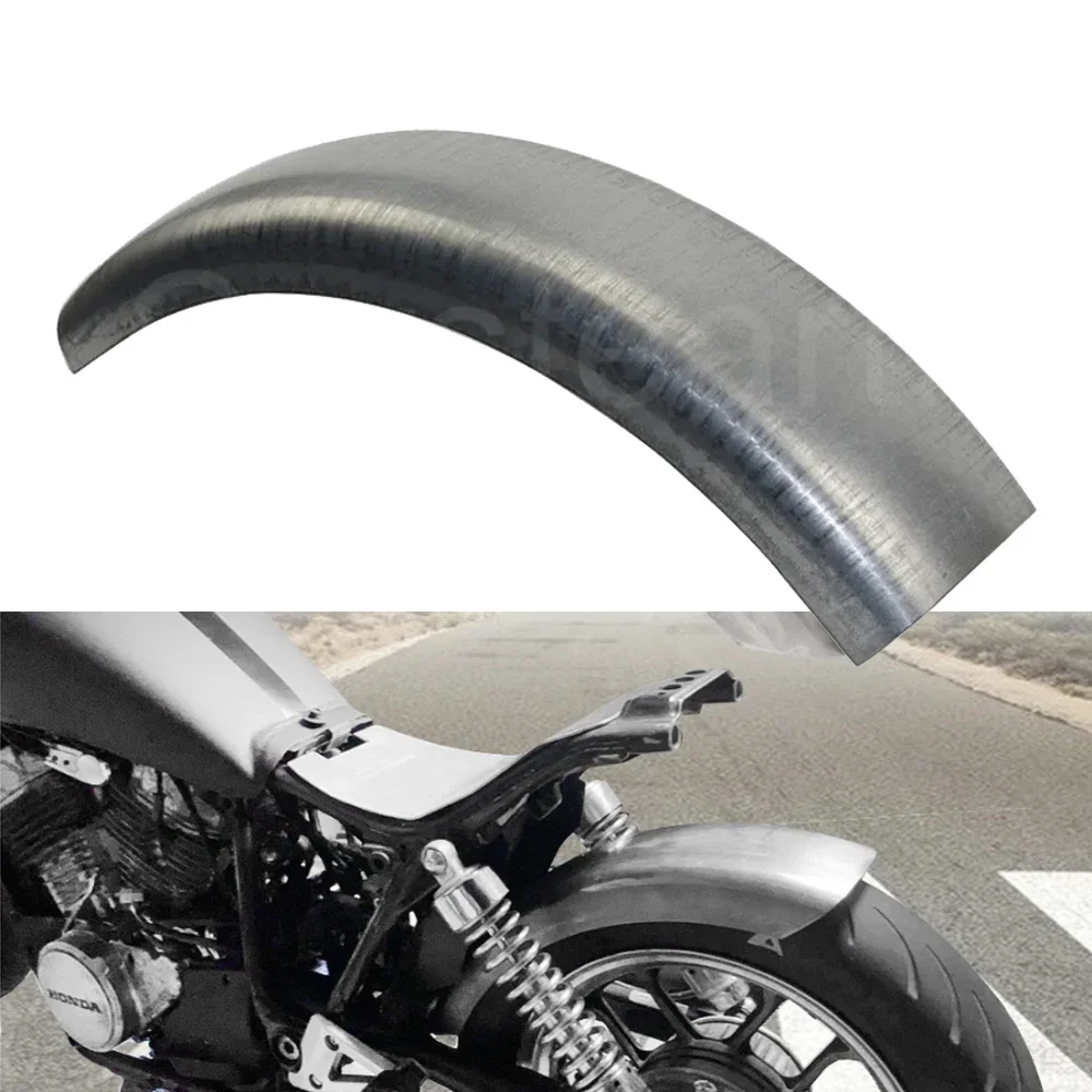 

Unpainted Motorcycle Rear Fender Mud Splash Guard Flaps Mudguard Universal For Honda Harley Sportster Cafe Racer Bobber Chopper