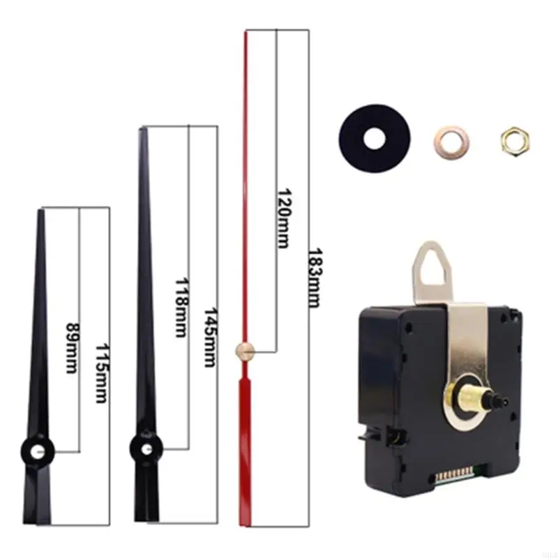 A9LA UK MSF pour horloge murale radiocommandée, mécanisme mouvement à bricolage, d'accessoires
