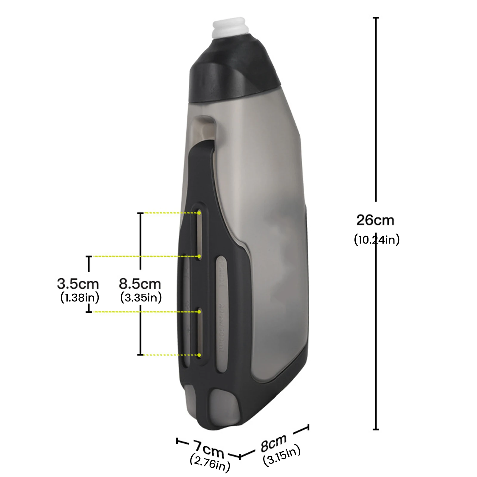 مجموعة دعامة زجاجة مياه هوائية للدراجة سعة 600 مل، زجاجة مياه لركوب الدراجات، زجاجة مياه للدراجة لركوب الدراجات في الهواء الطلق #5