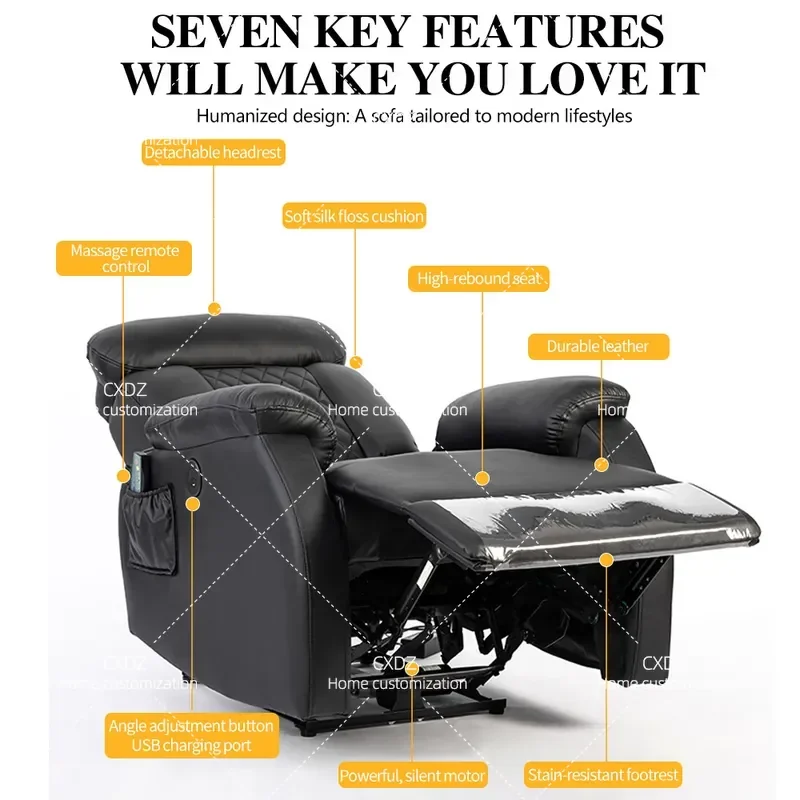New beauty hair care chair hair salon special perm and dyeing barber chair manicure hair care salon chair electric reclining