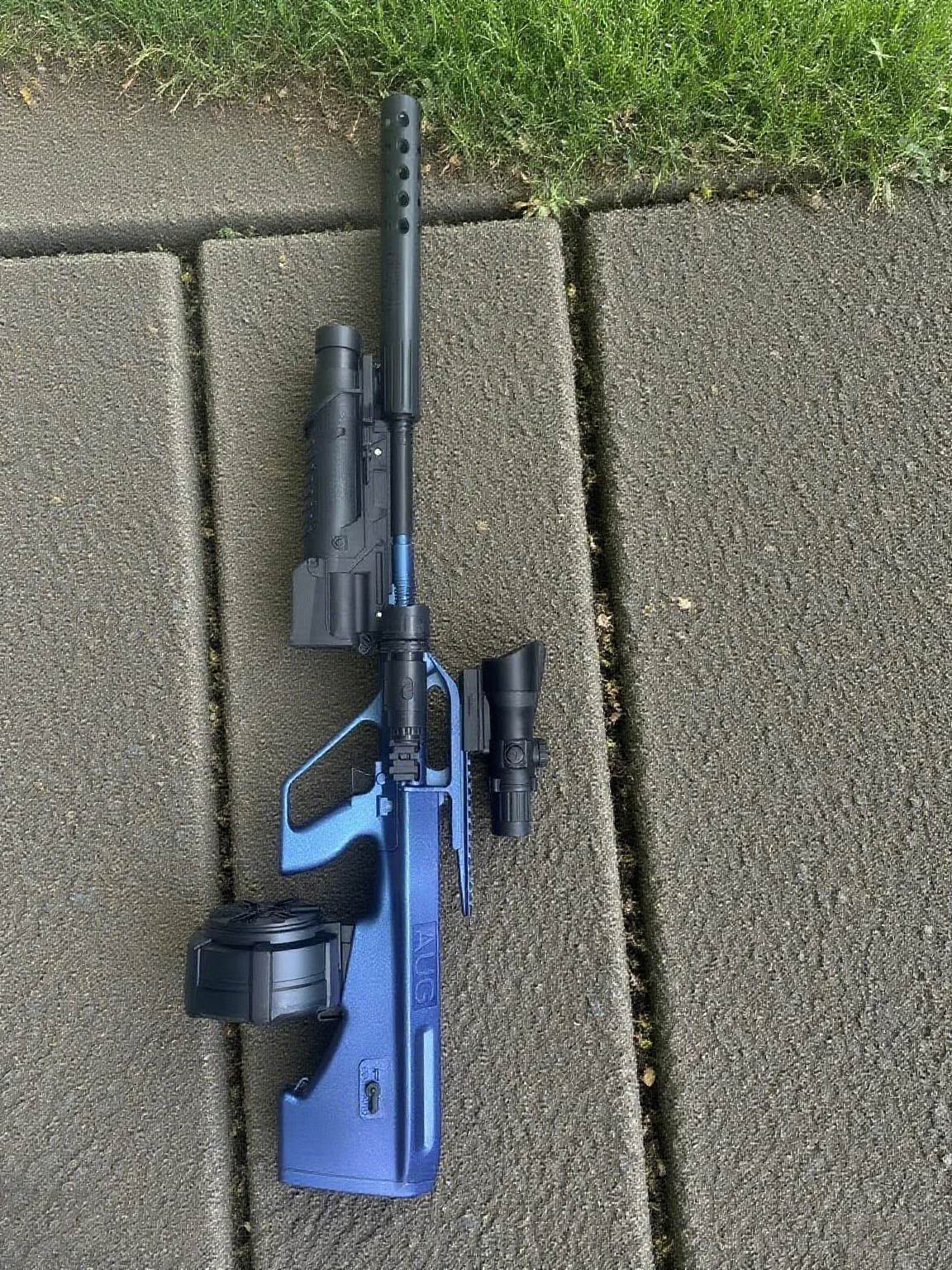 مسدس كرة جل كهربائي أوتوماتيكي، لعبة خارجية صديقة للبيئة للبالغين والمراهقين، هدية مثالية للعائلة، مسافة إطلاق نار 33 مترًا #3