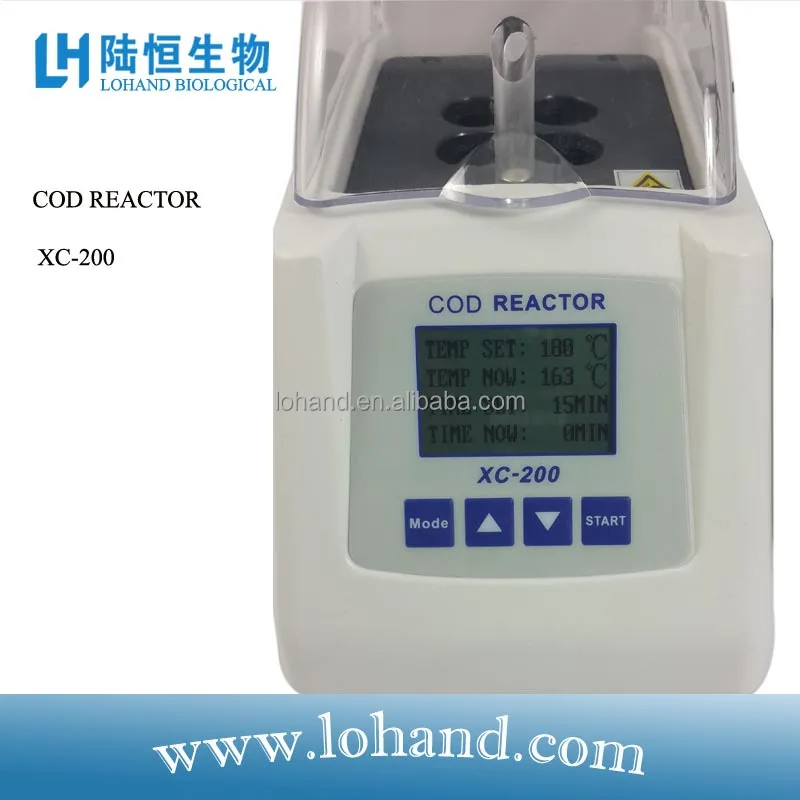 แบบพกพาอัจฉริยะ COD Meter 4 Vials Cod Analyzer ห้องปฏิบัติการเครื่องมือ XC-200 COD Reactor พร้อม Fast Test