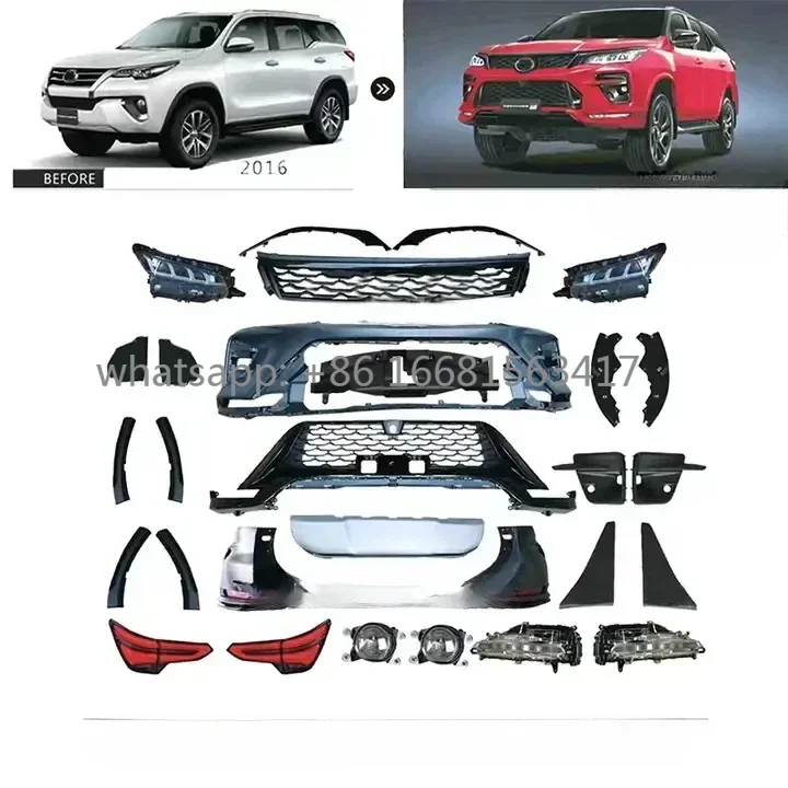 

2016 Fortunerupgrade To 2022 Conversion Kits Legender Bodykit For Toyota Fortuner GR Sport Body Kit