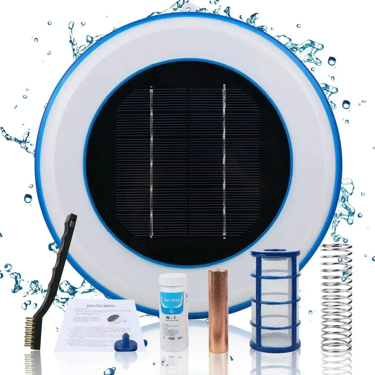Swimming Pool Solar Ionizer Solar Pool Purifier  Solar Piscina Cleaner