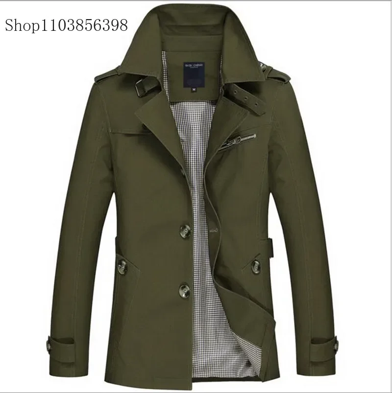 Jacket Men Spring Autumn Windproof Jacket Male Luxury Slim Jacket for Business Office Outdoor Motorcycle Coats Men Windbreaker