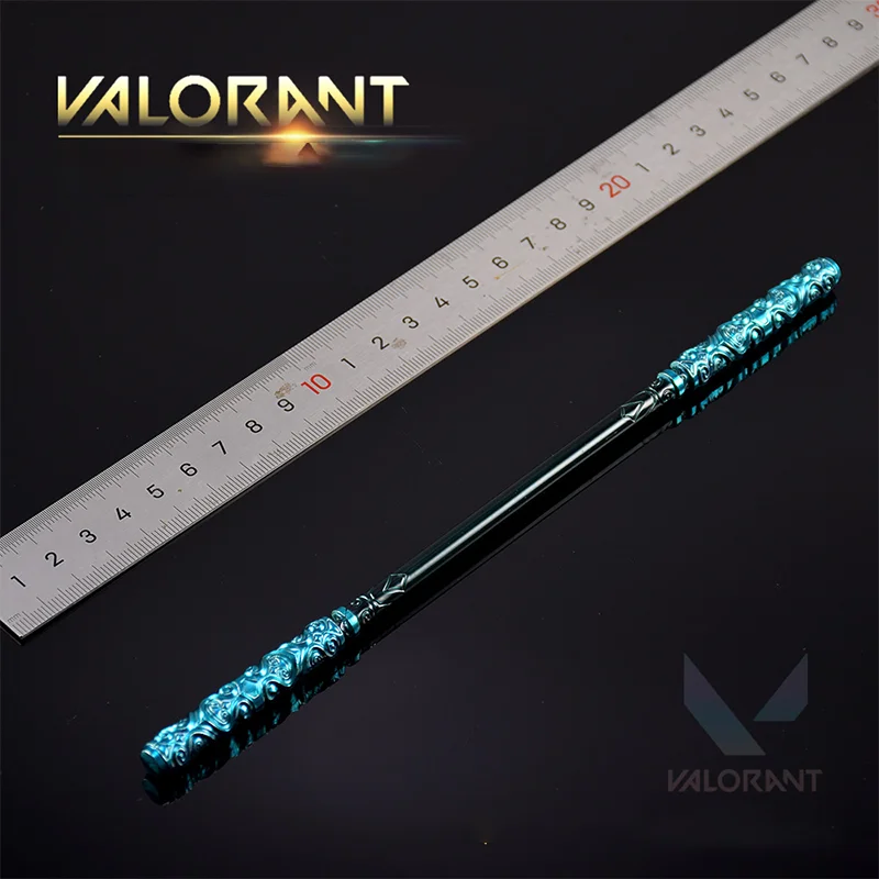 22 سنتيمتر Valorant لعبة الأجهزة الطرفية نماذج دينغهاي شنتشن Dusky غروب الشمس الظلام القمر روي الذهبي هوب قضيب نموذج زينة الأولاد الهدايا