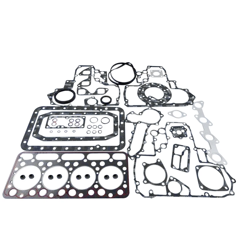 

6630554 6630555 Full Gasket Kit Compatible With Kubota V1702 V1702-B V1702B Compatible With Bobcat 645 743 1600