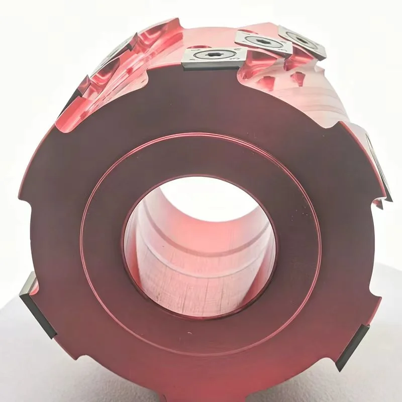 Helical Cutter For Spindle Machine 4-Side Moulder 6T Apply Wood Machine Flat Cutterhead Sprial Planing Cutter Head Woodworking
