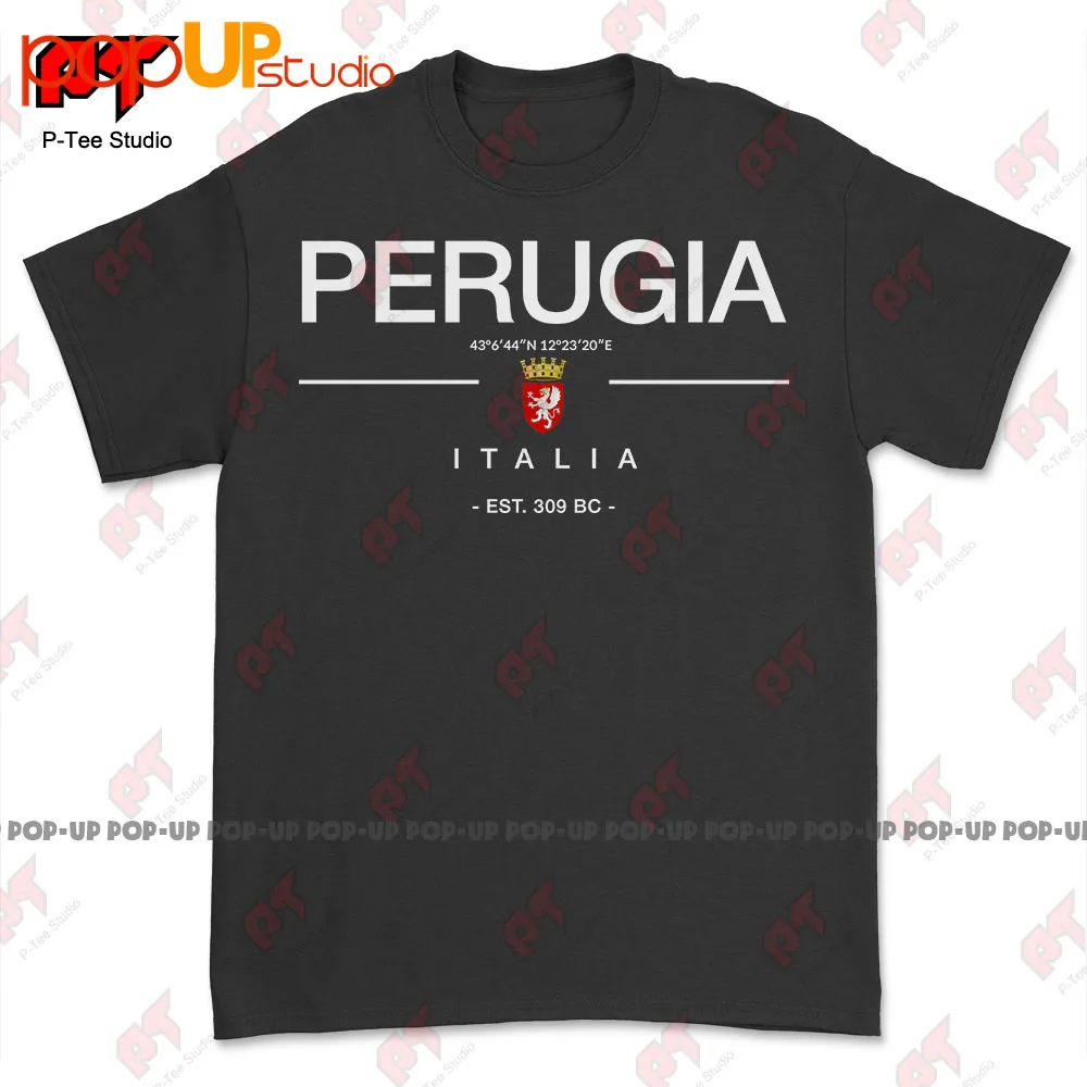 Perugia Comfort Colors Camiseta Italia fã de viagem Itália