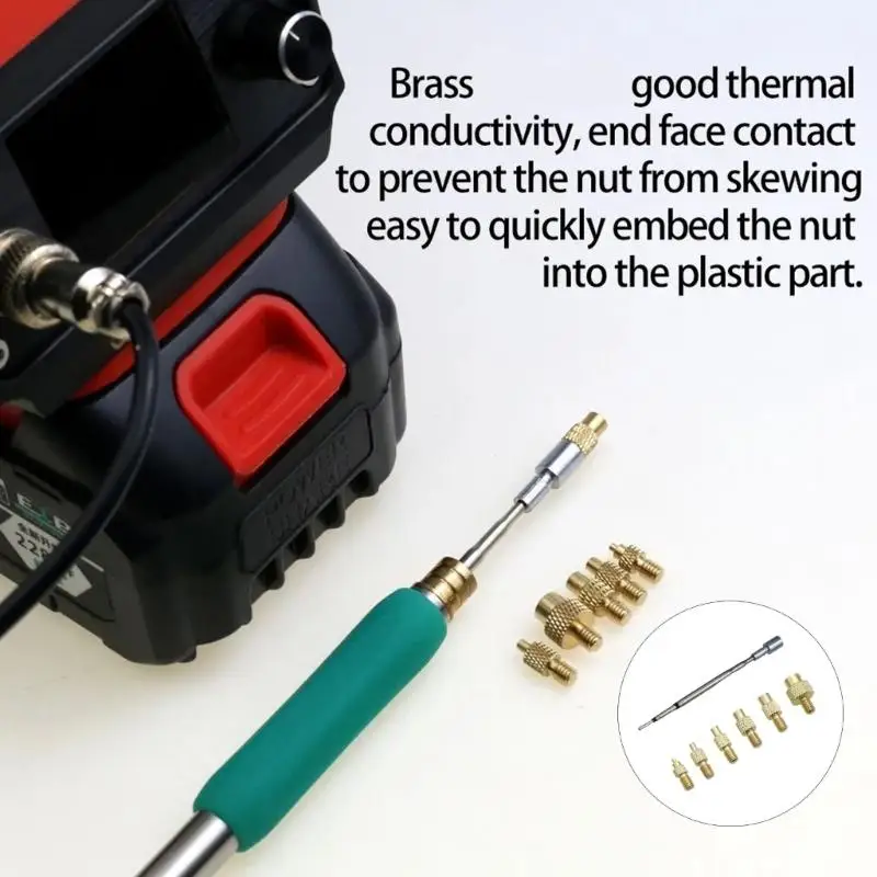 

31BA Pack Of 7 Metal Heating component Fasteners For Soldering Tool Featuring Exact Internal Thread Construction