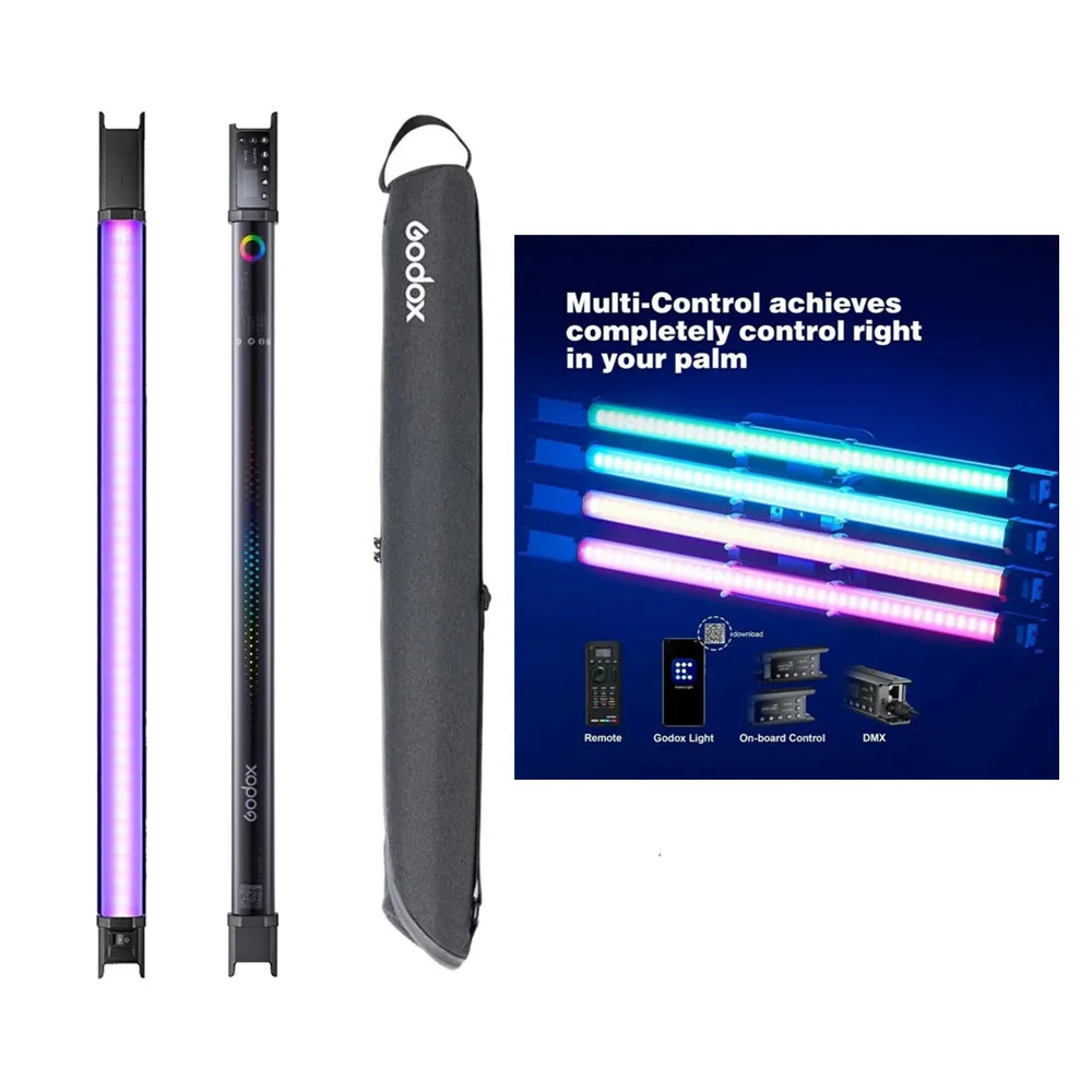 

Tube Light RGB Color Photography Light Handheld Light Stick With APP Remote Control For Photos Video Movie Vlog