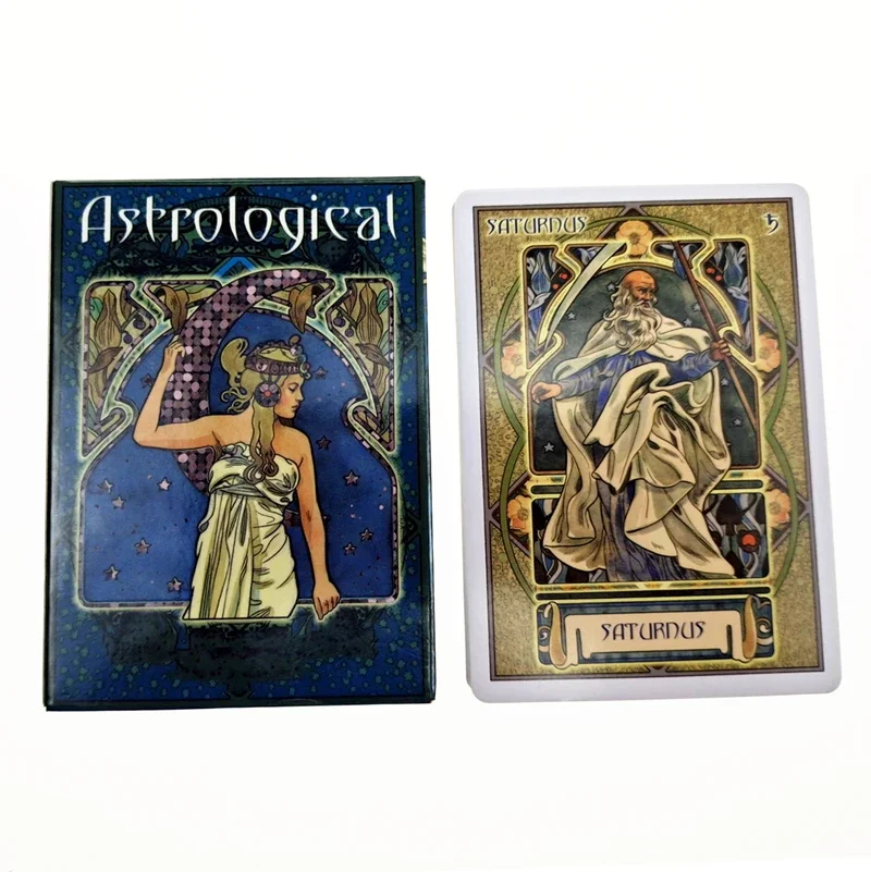 Astrological Oracle Cards Art epic ink witch circle of life Green Glyphs lenormand Tarot Deck board game PDF English Art Nouveau