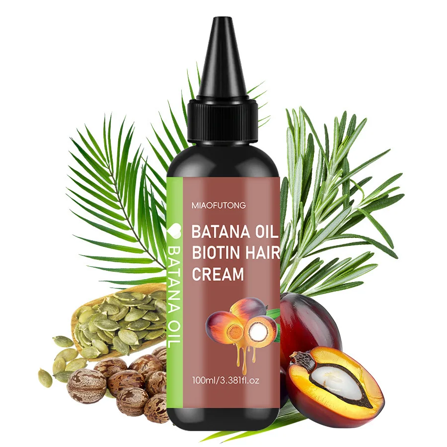Batana Oil 100ml x 3, Moisturizing & Smoothing Hair Treatment, Tames Frizz & Nourishes Strands for Healthy Shine