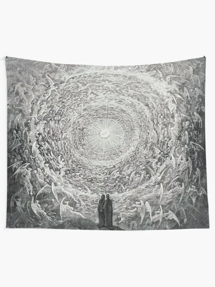 Divine Comedy - The White Rose Vision of The Empyrean - Gustave Dore Tapestry Wall Decor Funny Tapestry