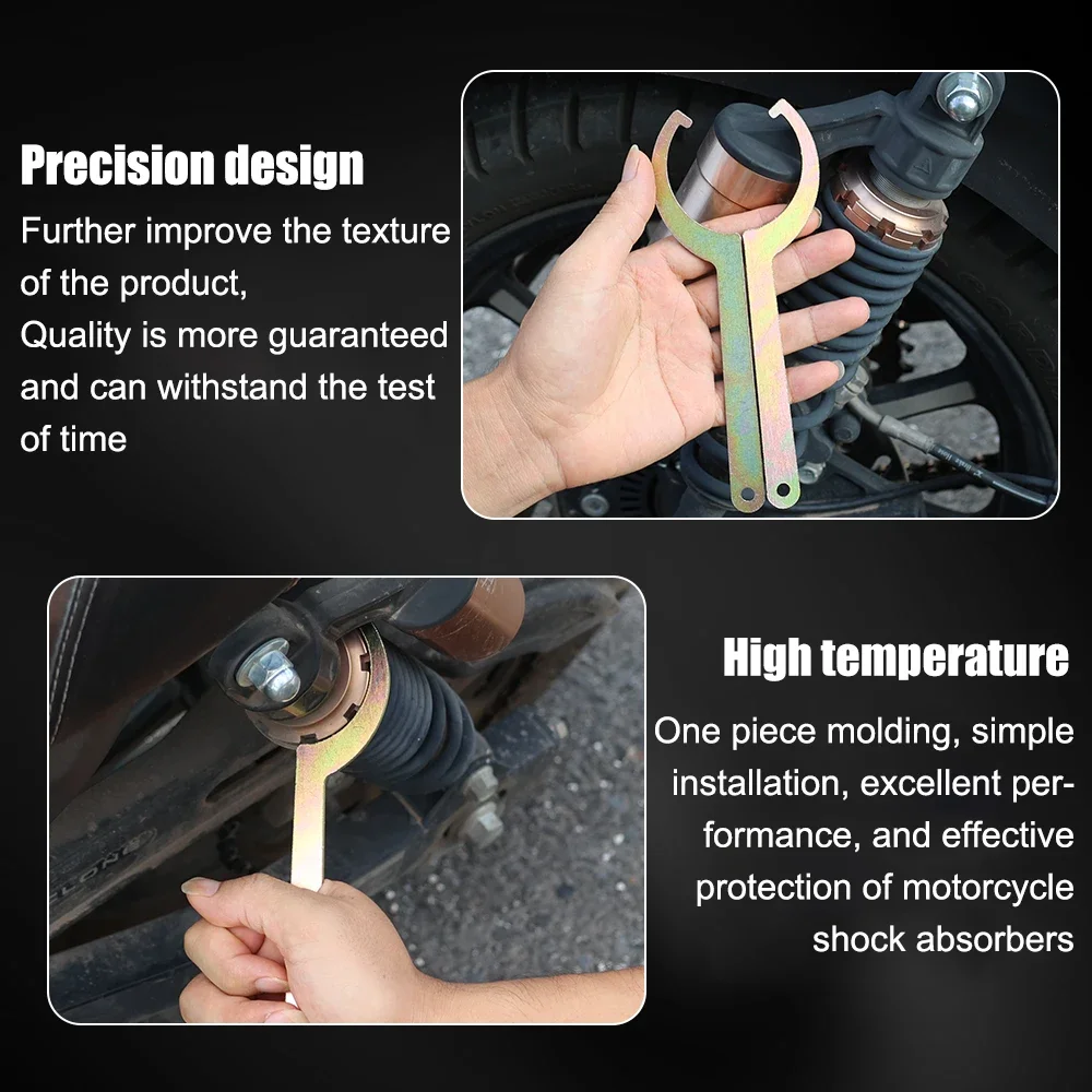 Motorcycle Shock Absorber Wrench Vibration Isolator Suspension Spanner Shock Absorption Spring Softness Hardness Adjustment Tool