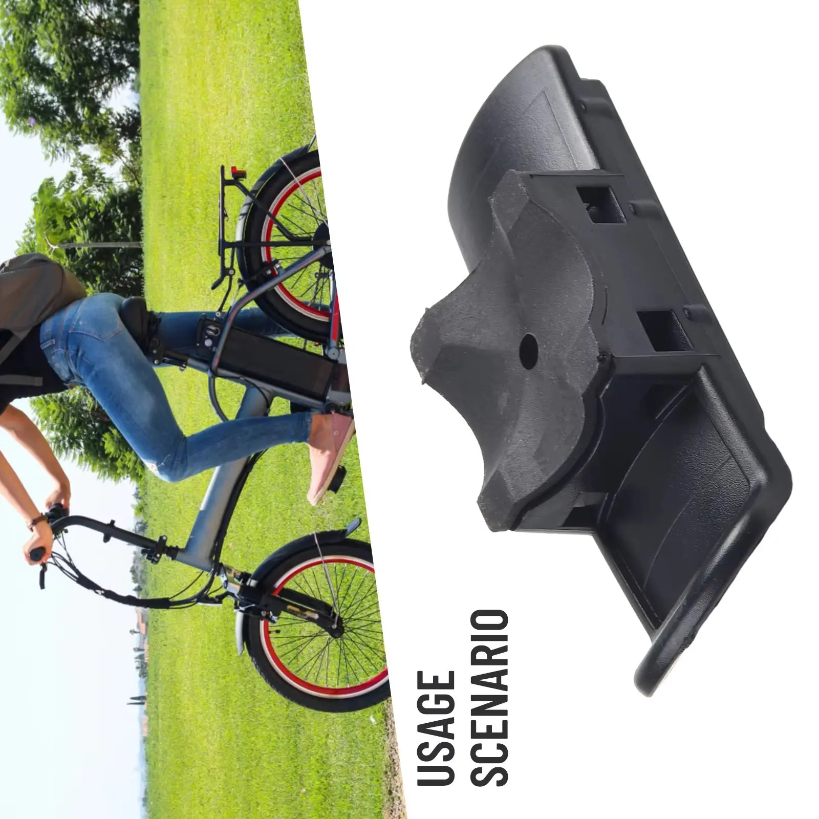 

7*8*2cm Bike Bicycle Silicone Bracket For Garmin Device Holder Bicycle Replacement Accessories Silicone Black Holder Device Hold