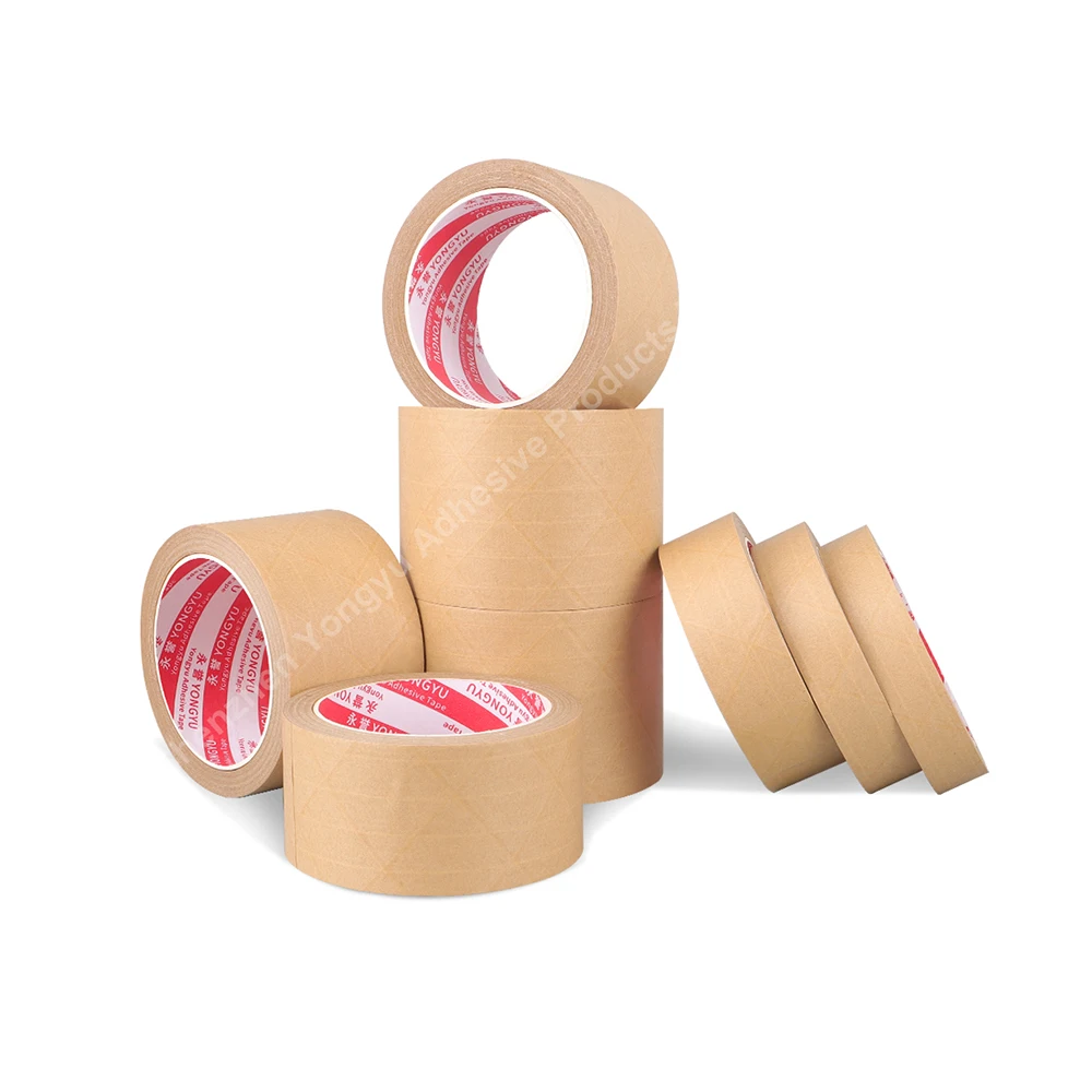 

Self Adhesive Tape Kraft Paper Tape Fiber Sealing Box Foreign Trade Art Students Painting Sealing Only Want To Fix Ornaments