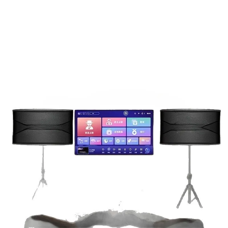 Family Set Bluetooth Karaoke Speaker Professional Karaoke Living Room Power Amplifier Home Card Pack KTV Audio Full Set