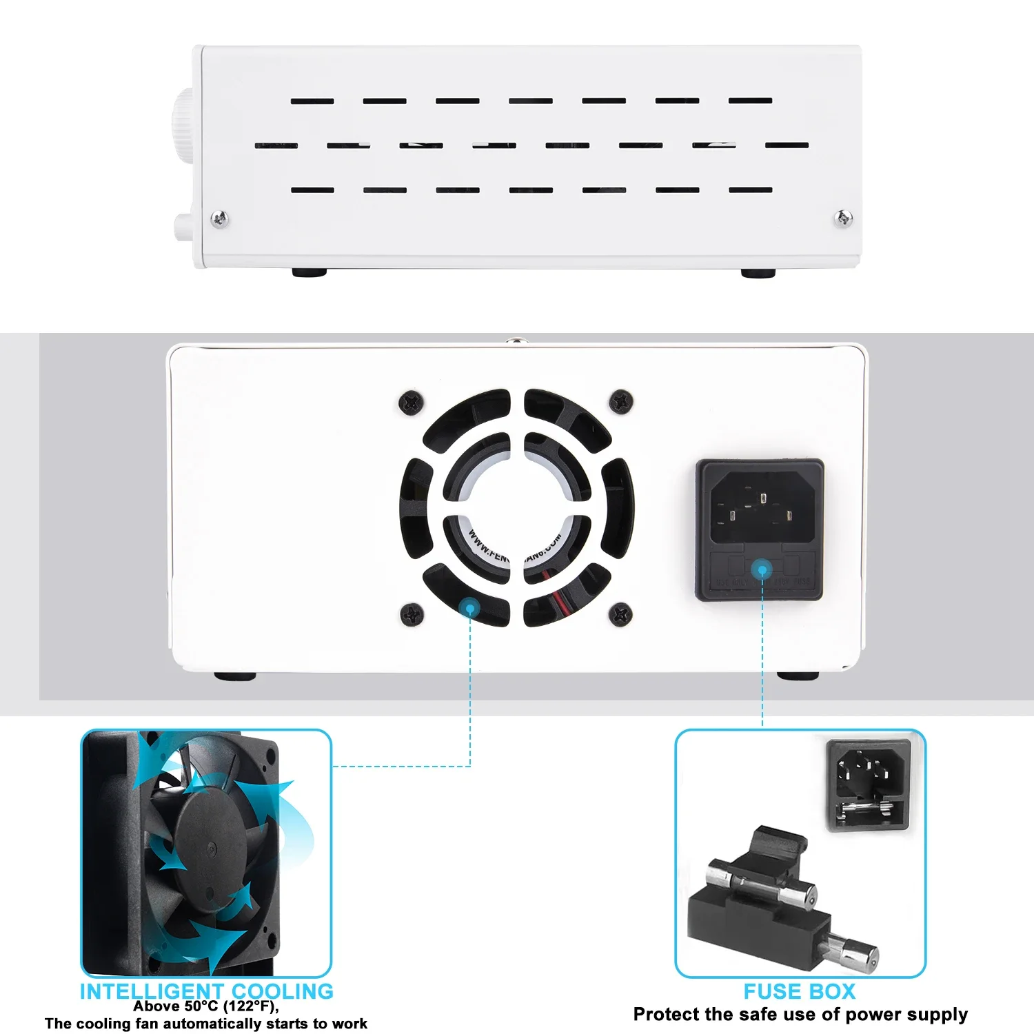 NICE-POWER SPPS-S1203 120V 3A Digital LED 4 Memory Single Output DC Programmable Bench Adjustable Switching Power Supply