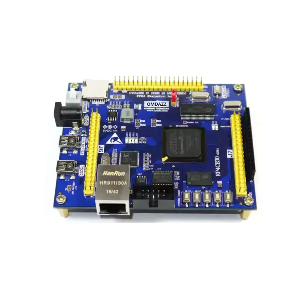 DIY Kit Electronic FPGA PCB Board EP4CE30 Demo Board with 1Gb-DDR2 TF/SD USB-to-RS232 USB2.0 Gigabit Ethernet LVDS