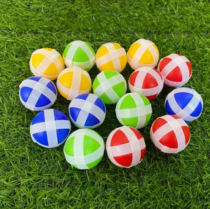 new 10 sports games dart board target shooting target ball toy Outdoor toy Sticky ball random color