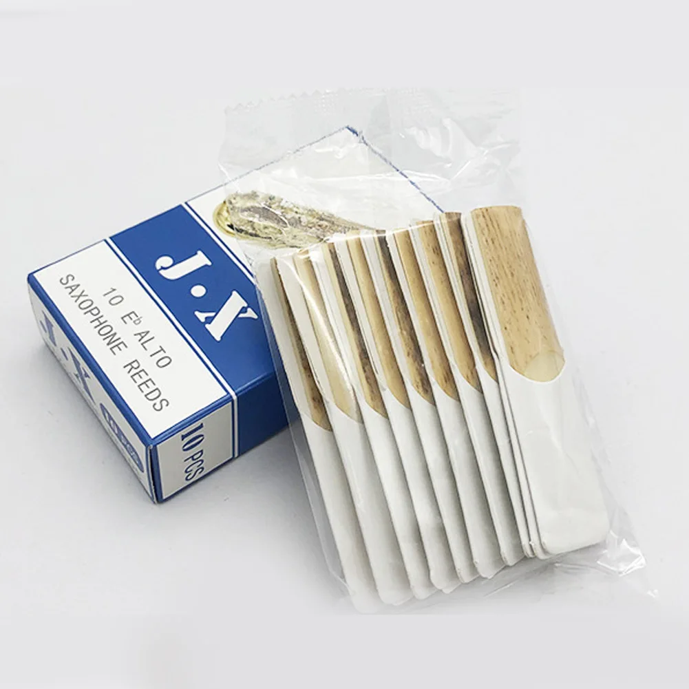 Reeds Saxophone Reeds 10 Reeds 100 Brand New Strength 2.5 High Quality For Alto Soprano Hardness 2.5 Saxophone Reeds