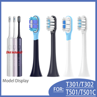 Replacement Toothbrush Heads for MIJIA T301/T302/T501 Sonic Electric Tooth Brush DuPont Bristle Nozzles With Vacuum Packaging