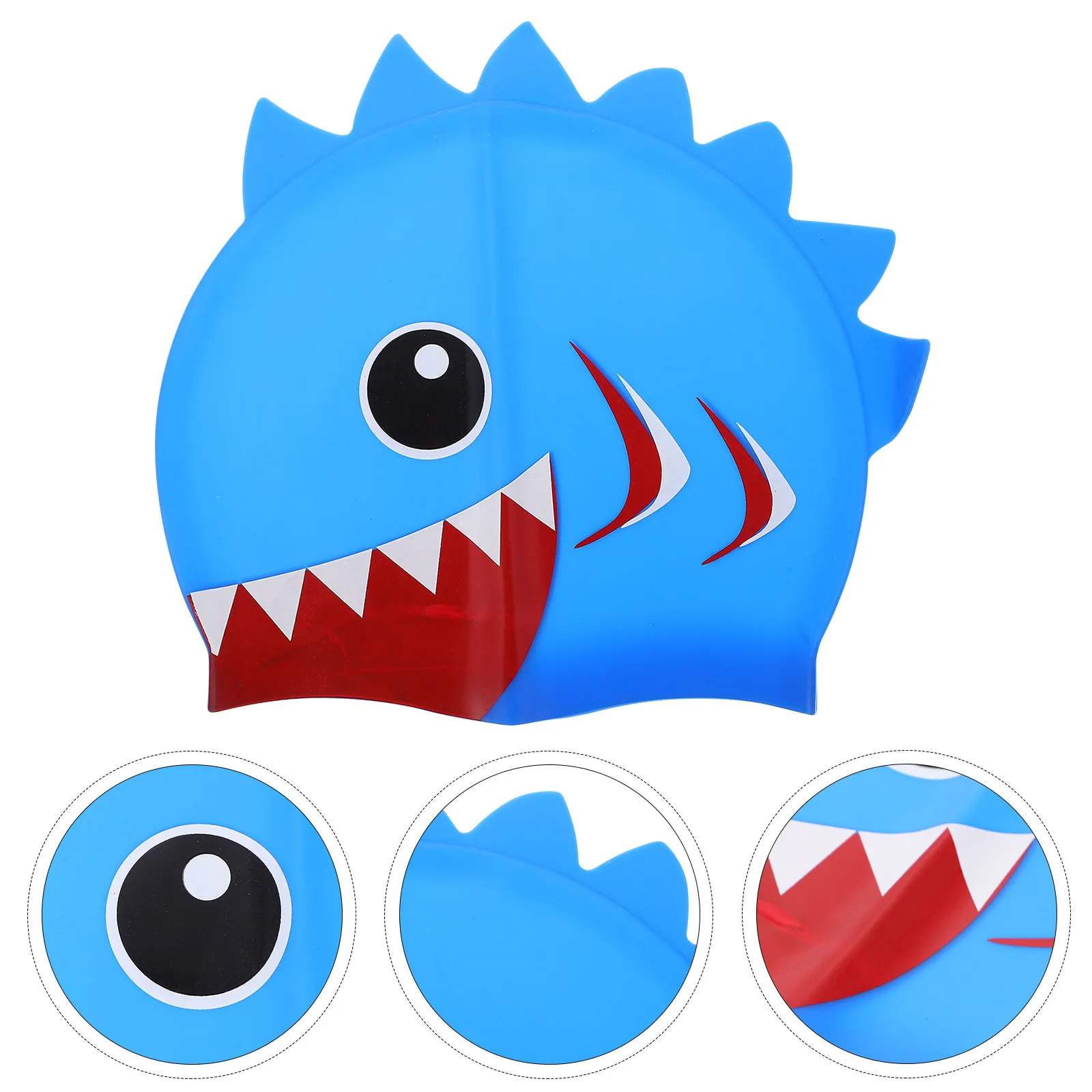 

Водонепроницаемые детские силиконовые шапочки для плавания, мультяшная шапочка для плавания, эластичная противоскользящая защита для ушей, детские шапочки для плавания, детские шапочки для плавания