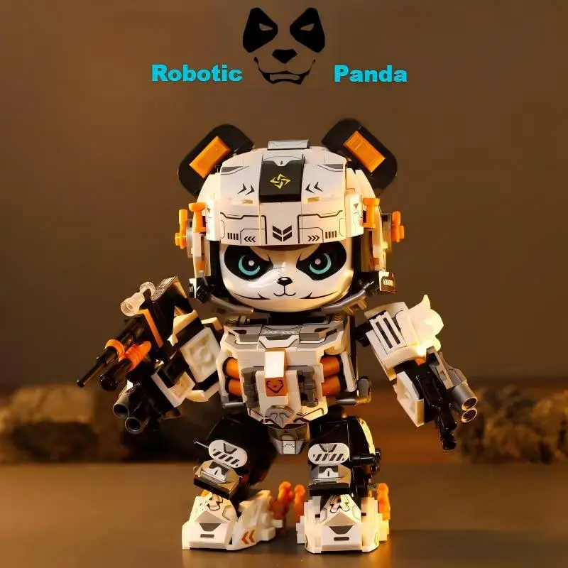 

2025 Новый | Строительный комплект Mecha Panda | Шарнирная модель игрушки | для детей 6-12 лет | Подарок на день рождения/День ребенка для мальчиков