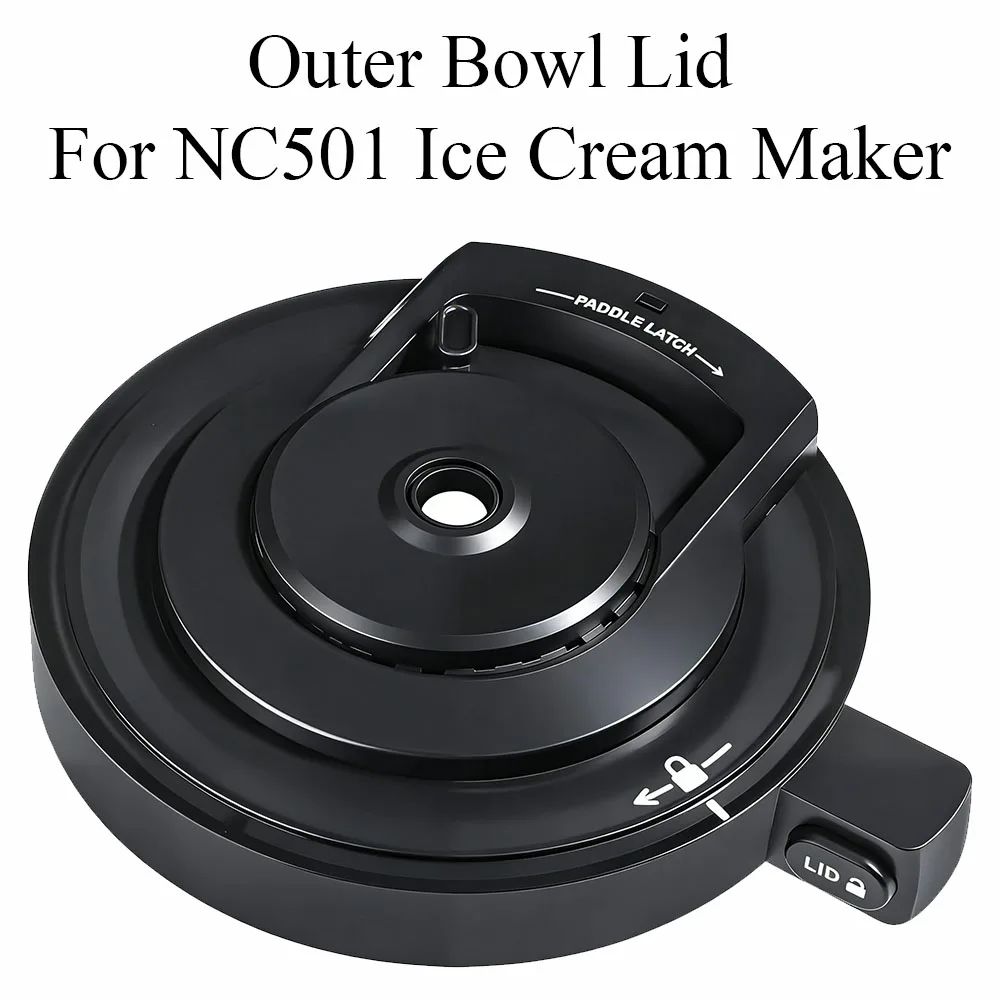 Compatible with Ninja CREAMi Ice Cream Maker NC301 NC300 CN301CO NC299AMZ Replacement Outer Bowl Lid
