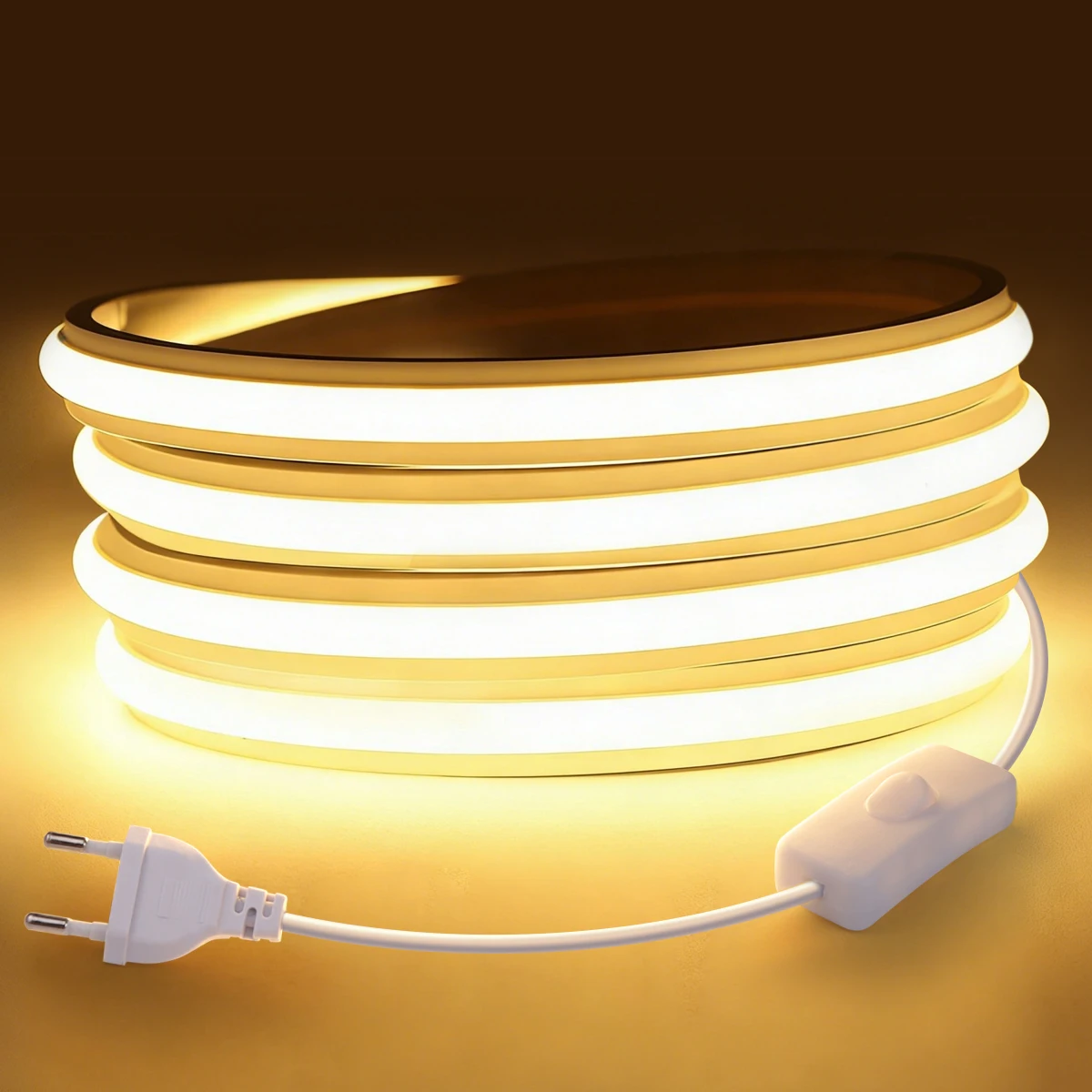 LED Dressing Mirror Backlight Lamp With 220V Swtich EU Plug 280LEDs/m 1-20m High Brightness Light Strip for Livingroom Wardrobe