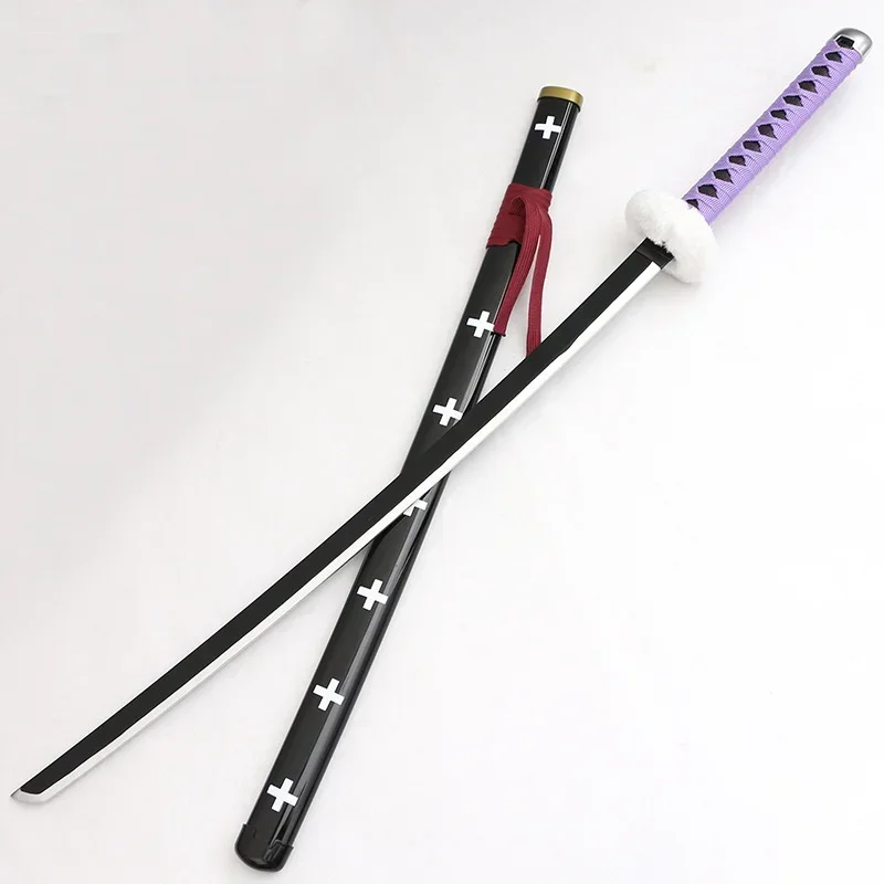 

Newest Cosplay Trafalgar Law Purple Style Katana Weapon Sword Role Playing Trafalgar D Water Law 104cm Wood Model