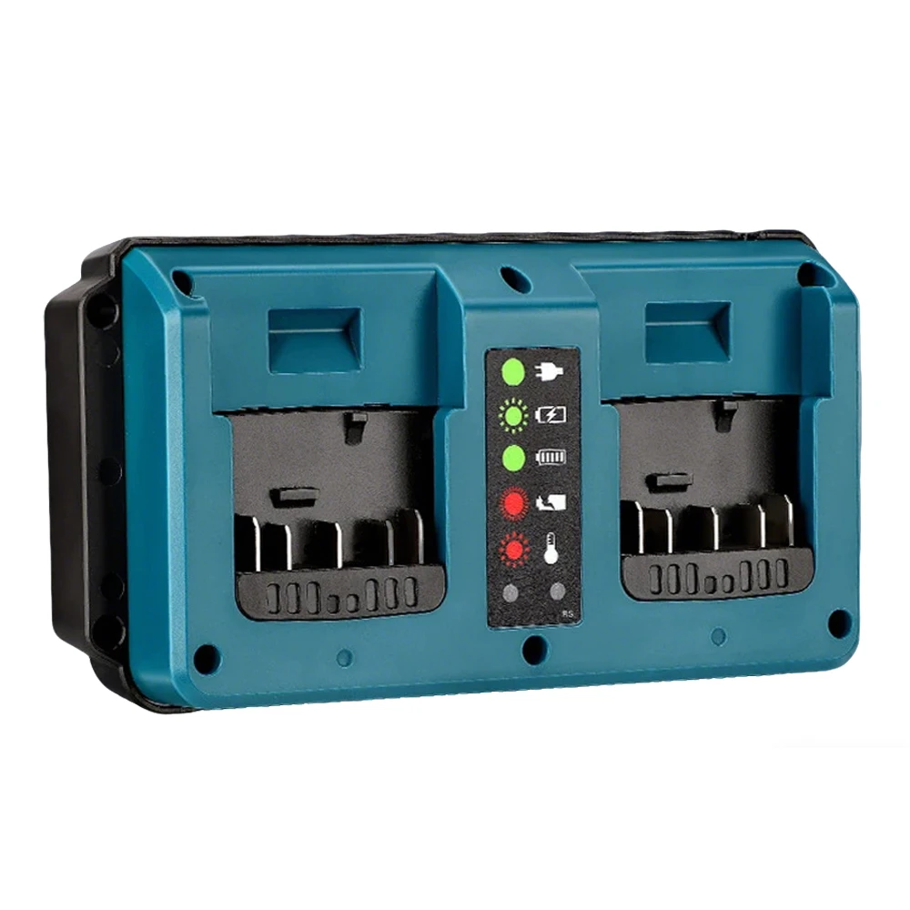 NEUES Elektrowerkzeug-Zubehör Ersatz GAX1418V 2-Port Mini-Schnellladegerät für Bosch 14,4V 18V Lithium-Akku BAT614 BAT618 GBA18V80